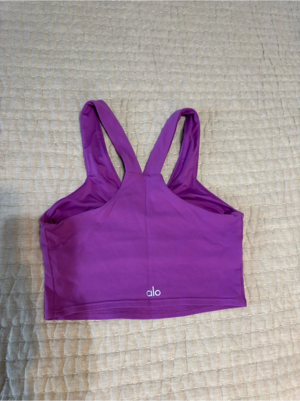 ALO Yoga Airbrush Real Bra Tank - Purple